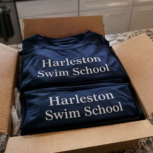 Custom rash guards — customer photo